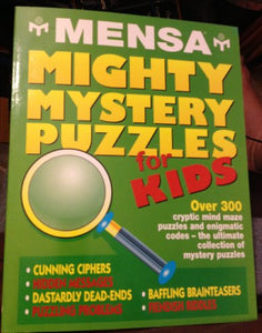 Mensa Mighty Mystery Puzzles for Kids 