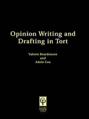 Opinion Writing & Drafting In Tort