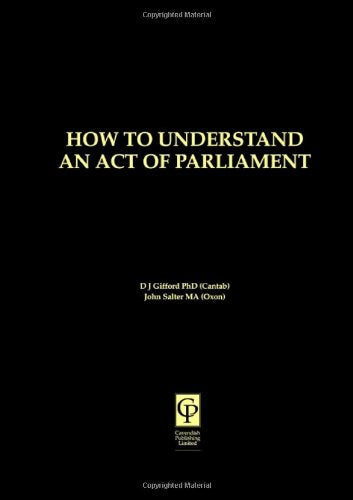 Understanding Act of Parliament