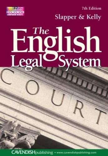 The English Legal System 7/e