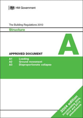 The Building Regulations 2010: Approved document A: Structure: A1 Loading; A2 Ground movement; A3 Disproportionate collapse