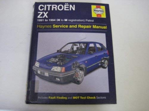 Citroen ZX (Petrol) Service and Repair Manual
