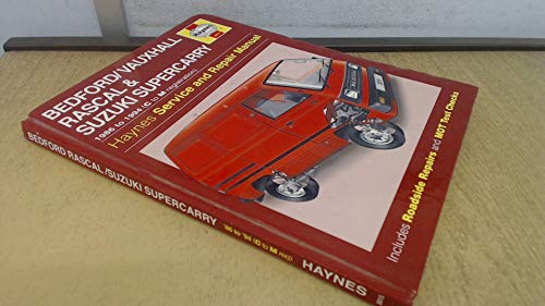 Bedford/Vauxhall Rascal and Suzuki Supercarry Service and Repair Manual