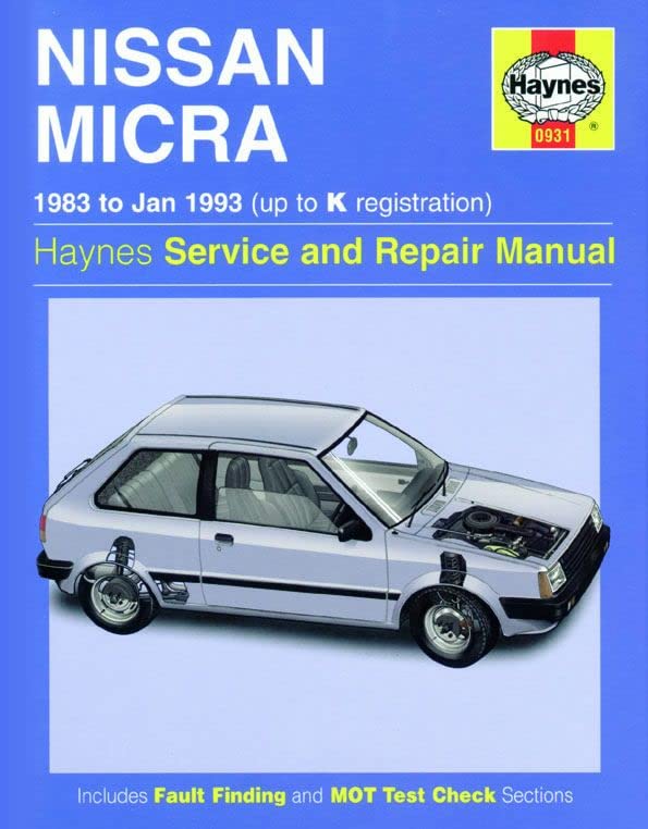 Nissan Micra (83 - Jan 93) Up To K
