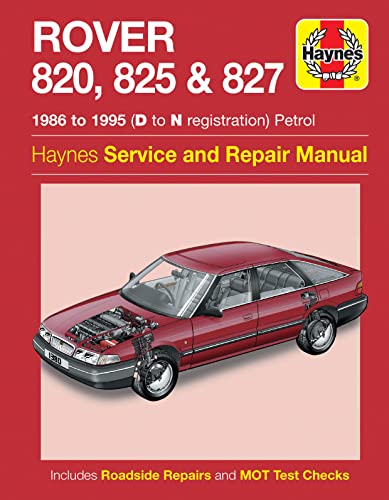 Rover 820, 825 & 827 Petrol (86 - 95) D To N