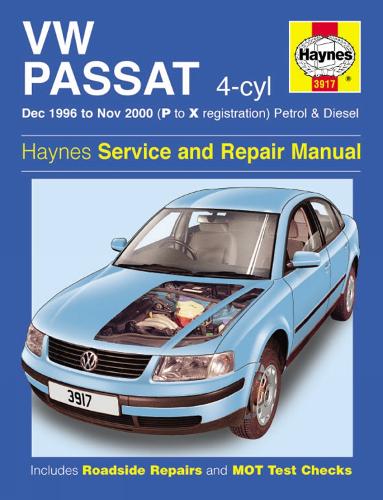 VW Passat 4-Cyl Petrol & Diesel (Dec 96 - Nov 00) P To X