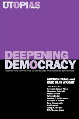 Deepening Democracy