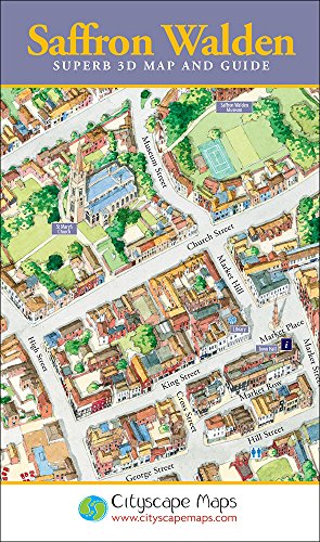 Saffron Walden Superb 3D Map and Guide