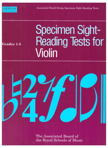 Specimen Sight-Reading Tests for Violin