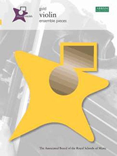 Music Medals Gold Violin Ensemble Pieces
