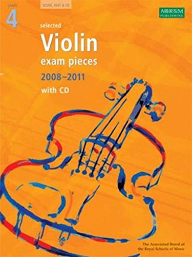 Selected Violin Exam Pieces 2008-2011, Grade 4, Score, Part & CD