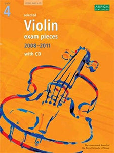 Selected Violin Exam Pieces 2008-2011, Grade 4, Score, Part & CD 