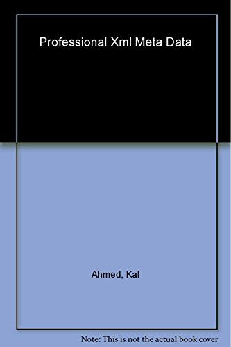 Professional XML Meta Data
