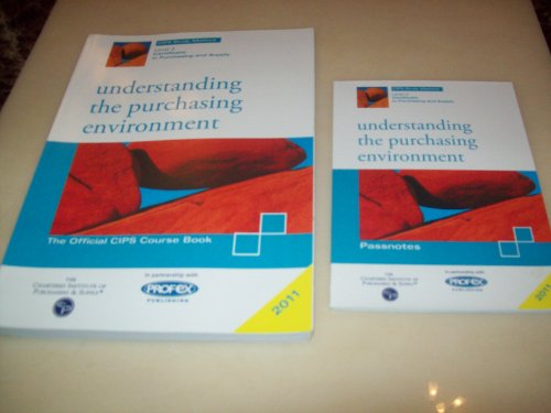 CIPS Profex Study Pack Level 3 Understanding Purchasing Environment