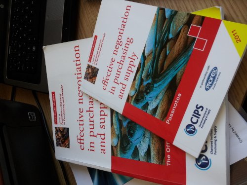 CIPS Profex Study Pack Level 4 Effective Negotiation in Purchasing