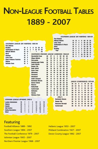 Non-league Football Tables, 1889-2007