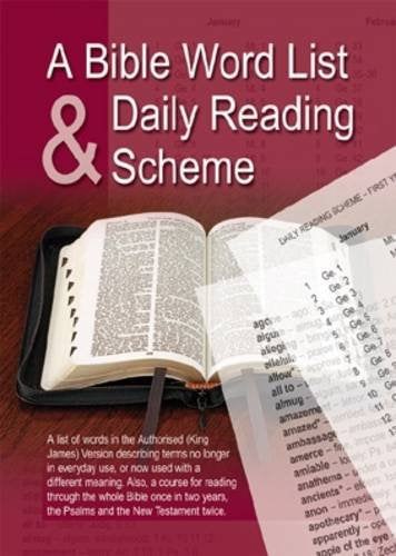 Bible Word List and Daily Reading Scheme