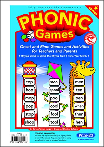 Phonic Games: Onset and Rime Games and Activities for Teachers and Parents