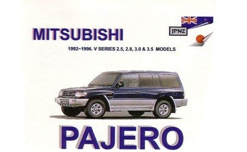 Mitsubishi Pajero 92-96 Owners Handbook