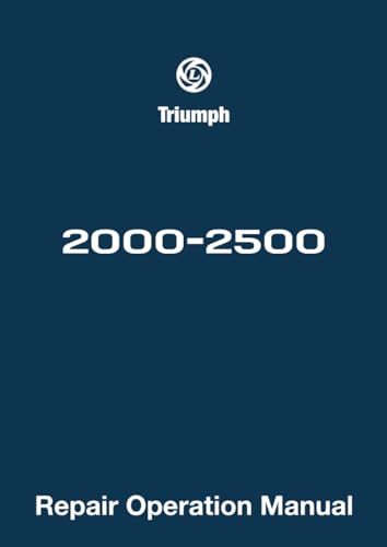 Triumph 2000 and 2500 Workshop Manual