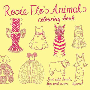 Rosie Flo's Animals Colouring Book - yellow 