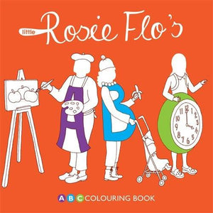 Little Rosie Flo's  ABC Colouring Book - small orange 
