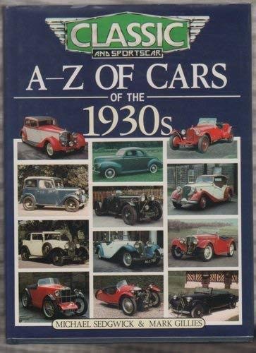A-Z of Cars of the 1930's
