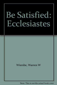 Be Satisfied 