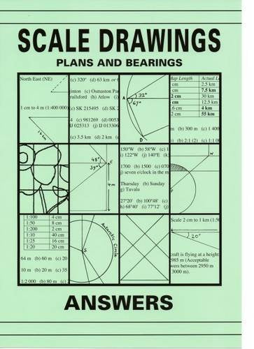 Scale Drawings, Plans and Bearings Answers