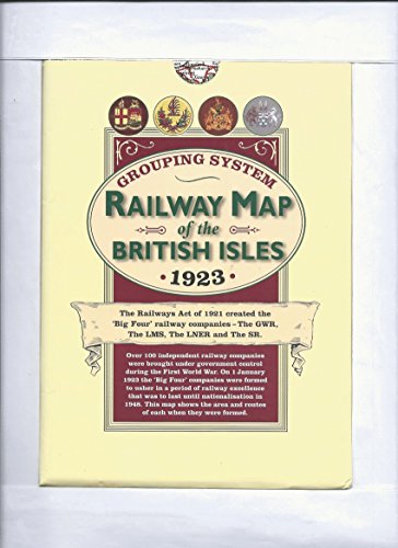 Railway Grouping System Map of the British Isles 1923 (Folded in a Wallet)