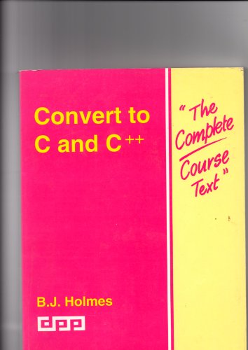 Convert to C and C++