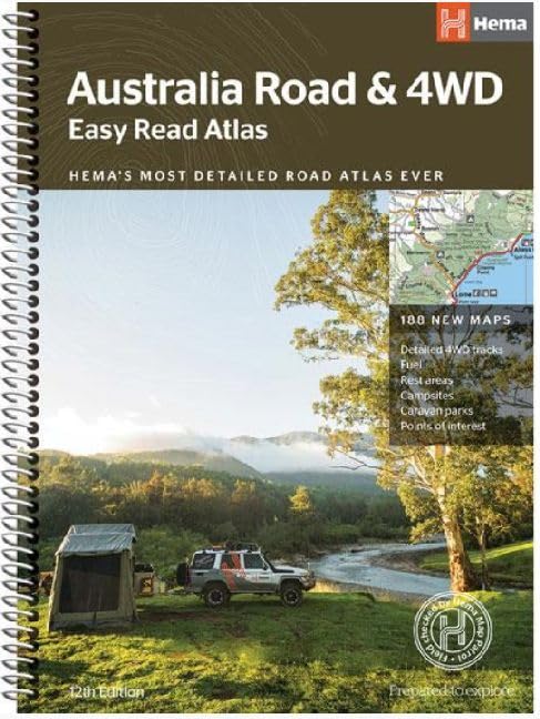 Australia Road & 4wd Easy Read Atlas