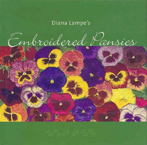Embroidered Pansies