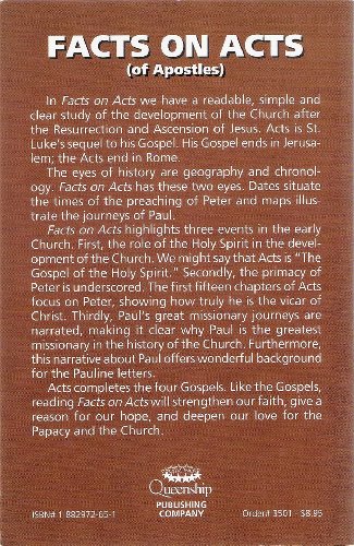 Facts on Acts-Of Apostles