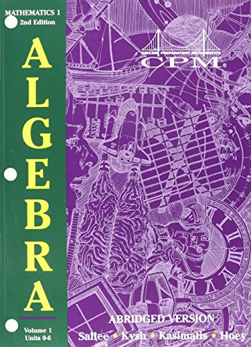 College Preparatory Mathematics 1