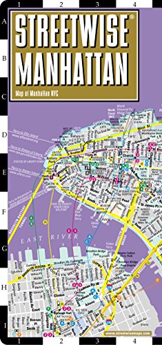 Streetwise Manhattan Map - Laminated City Street Map of Manhattan, New York