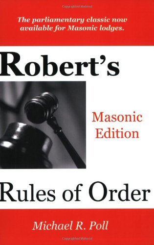 Robert's Rules of Order - Masonic Edition
