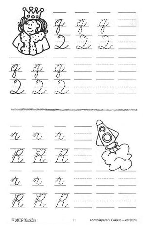 Skill Builders Contemporary Cursive Handwriting