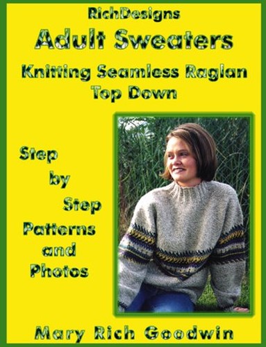 Adult Sweaters Knitting Seamless Raglan Top Down