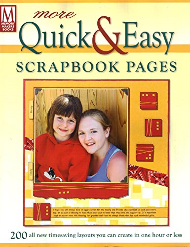 More Quick and Easy Scrapbook Pages