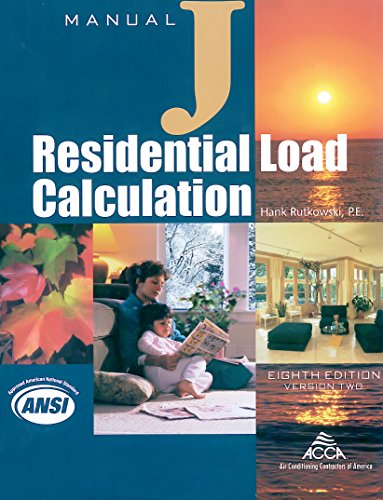 Residential Load Calculation Manual JR Eighth Edition Version