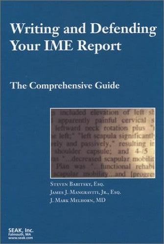 Writing and Defending Your Ime Report