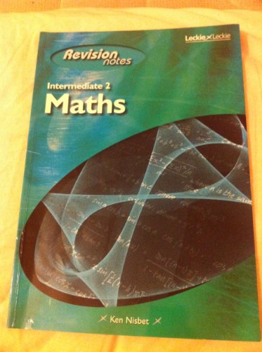 INTERMEDIATE 2 MATHS COURSE NOTES