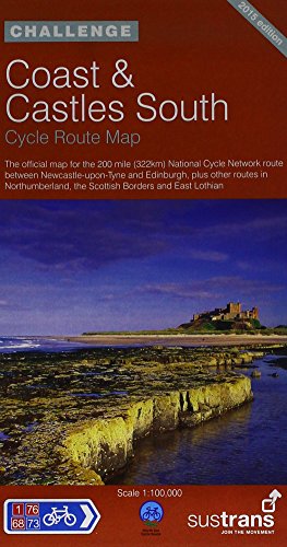 Coast and Castles South - Sustrans Cycle Routes Map