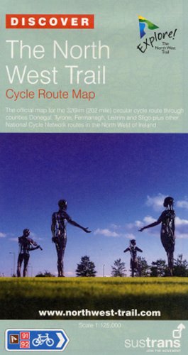 North West Trail Map - Sustrans Cycle Routes Map - NN92