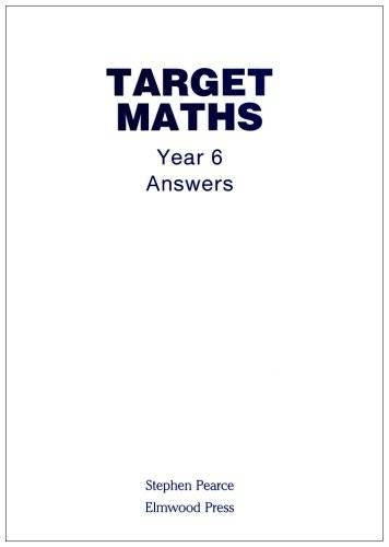 Target Maths Year 6 Answers