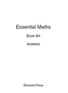 Essential Maths 8H Answers 