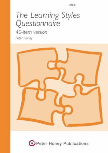 Learning Styles Questionnaire (LSQ), PHP 40 item - 1015