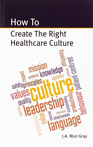 HOW TO CREATE THE RIGHT HEALTHCARE CULTU