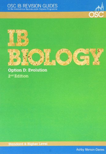 IB Biology - Option D: Evolution Standard and Higher Level